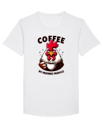 Coffee - my morning miracle - pentru dependenții de cafea Tricou mânecă scurtă guler larg Bărbat Skater