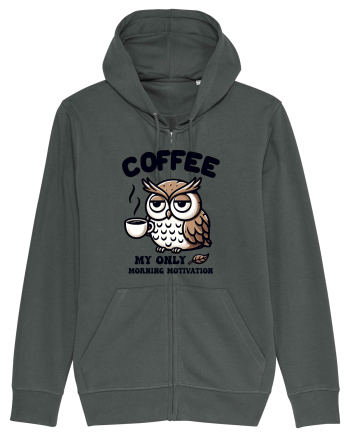 Coffee - my only morning motivation - pentru dependenții de cafea Anthracite