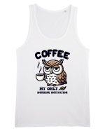 Coffee - my only morning motivation - pentru dependenții de cafea Maiou Bărbat Runs