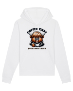 Coffee first questions later - pentru dependenții de cafea Hanorac Unisex Drummer