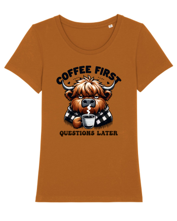Coffee first questions later - pentru dependenții de cafea Roasted Orange