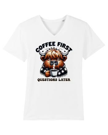 Coffee first questions later - pentru dependenții de cafea White