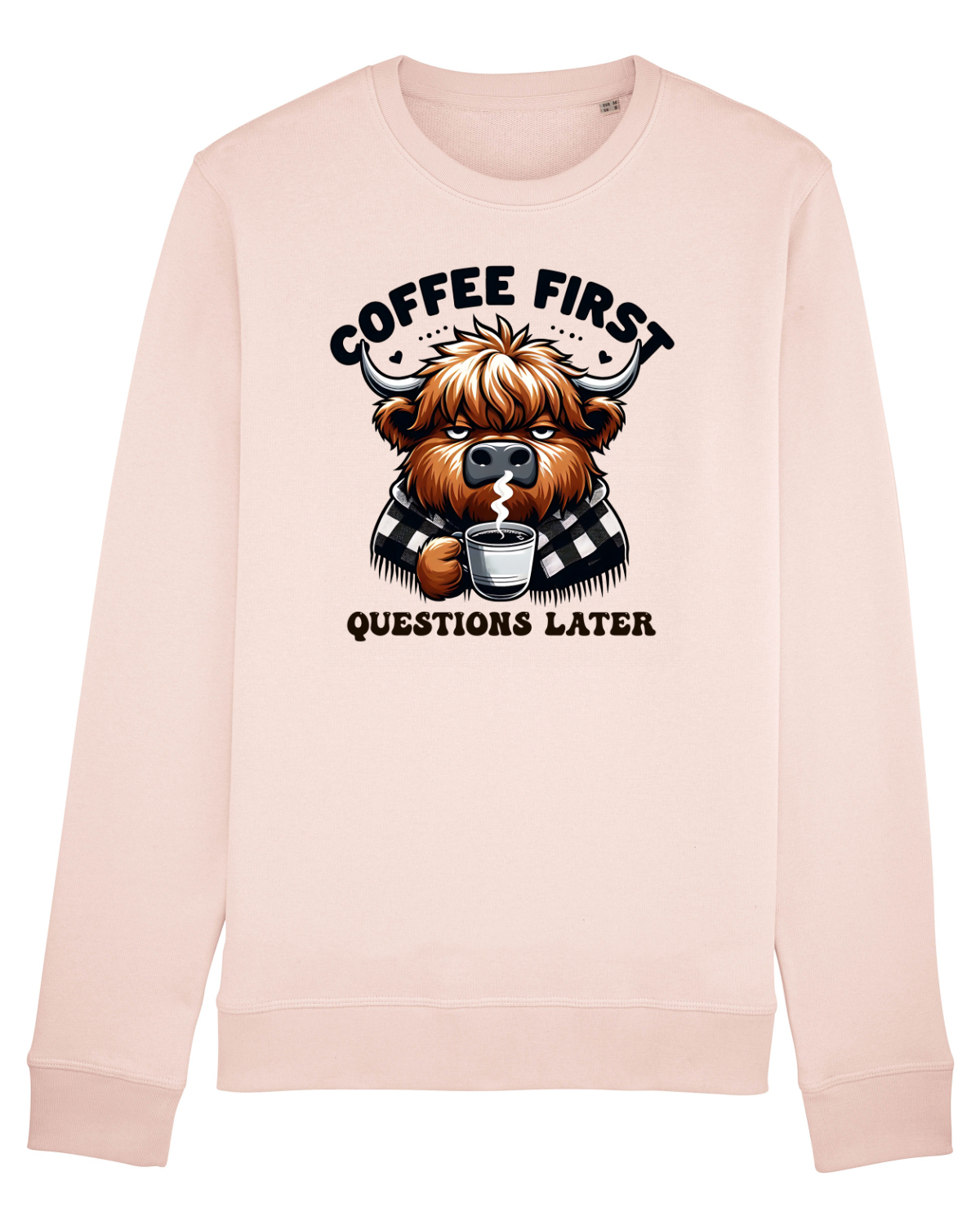 Bluză mânecă lungă Unisex Rise Candy Pink