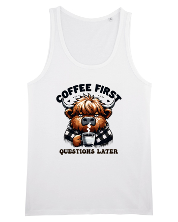 Coffee first questions later - pentru dependenții de cafea White