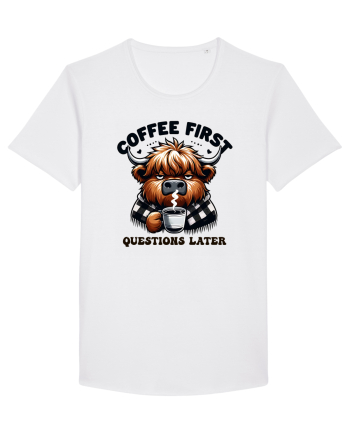 Coffee first questions later - pentru dependenții de cafea White