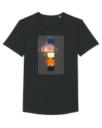 Campfire Tricou mânecă scurtă guler larg Bărbat Skater