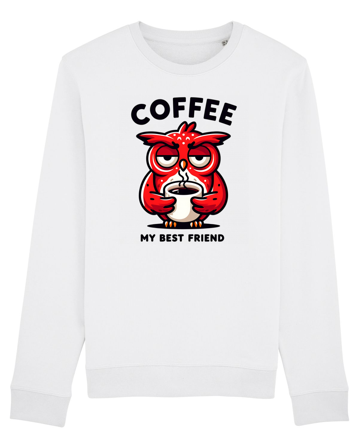 Bluză mânecă lungă Unisex Rise White
