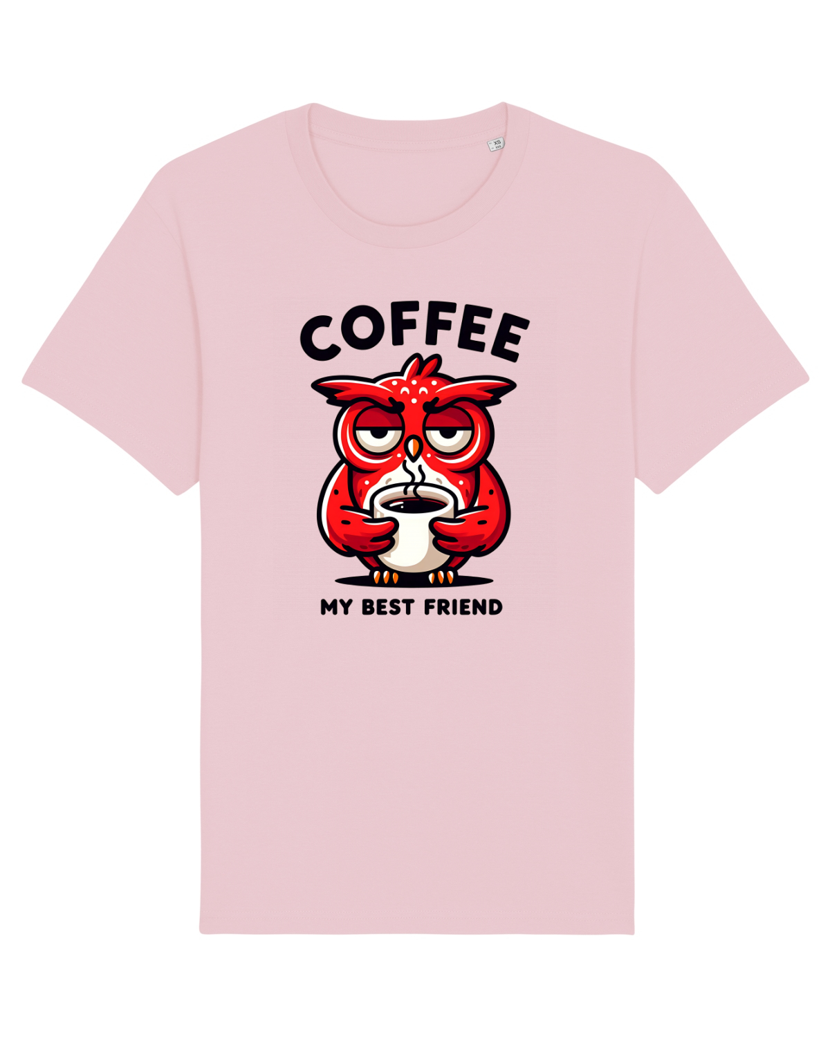 Tricou mânecă scurtă Unisex Rocker Cotton Pink