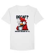 Decaf - never heard of it - pentru dependenții de cafea Tricou mânecă scurtă guler larg Bărbat Skater