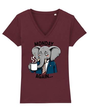 Monday again - pentru dependenții de cafea Burgundy