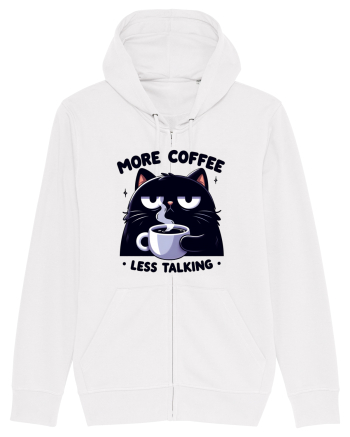 More coffee less talking - pentru dependenții de cafea White