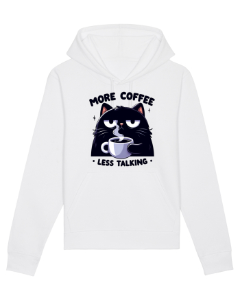 More coffee less talking - pentru dependenții de cafea White
