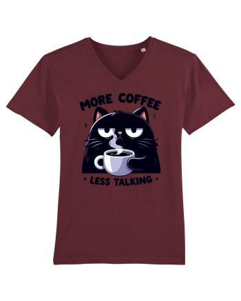 More coffee less talking - pentru dependenții de cafea Burgundy