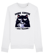 More coffee less talking - pentru dependenții de cafea Bluză mânecă lungă Unisex Rise