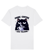 More coffee less talking - pentru dependenții de cafea Tricou mânecă scurtă Unisex Rocker