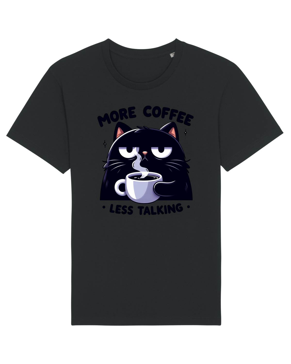 Tricou mânecă scurtă Unisex Rocker Black