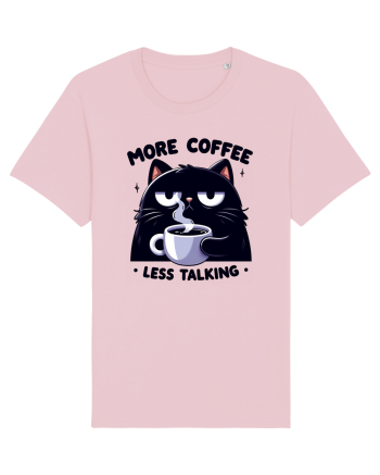 More coffee less talking - pentru dependenții de cafea Cotton Pink