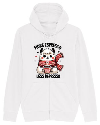 More espresso less depresso - pentru dependenții de cafea White