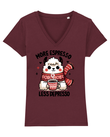 More espresso less depresso - pentru dependenții de cafea Burgundy
