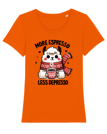 More espresso less depresso - pentru dependenții de cafea Bright Orange