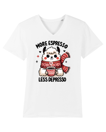 More espresso less depresso - pentru dependenții de cafea White