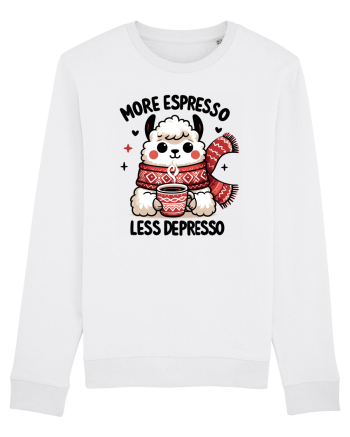 More espresso less depresso - pentru dependenții de cafea White
