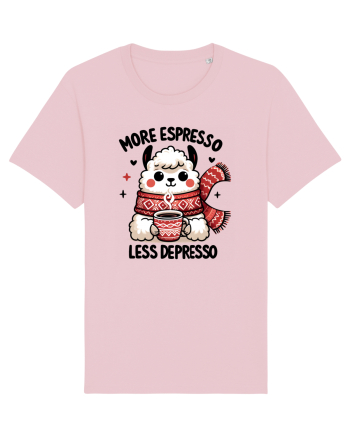 More espresso less depresso - pentru dependenții de cafea Cotton Pink