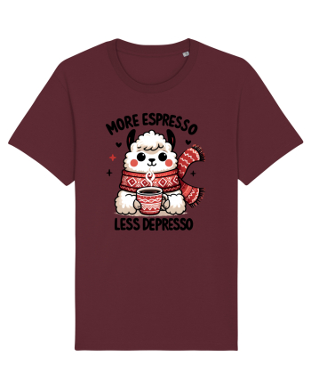More espresso less depresso - pentru dependenții de cafea Burgundy