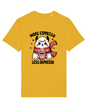 More espresso less depresso - pentru dependenții de cafea Spectra Yellow