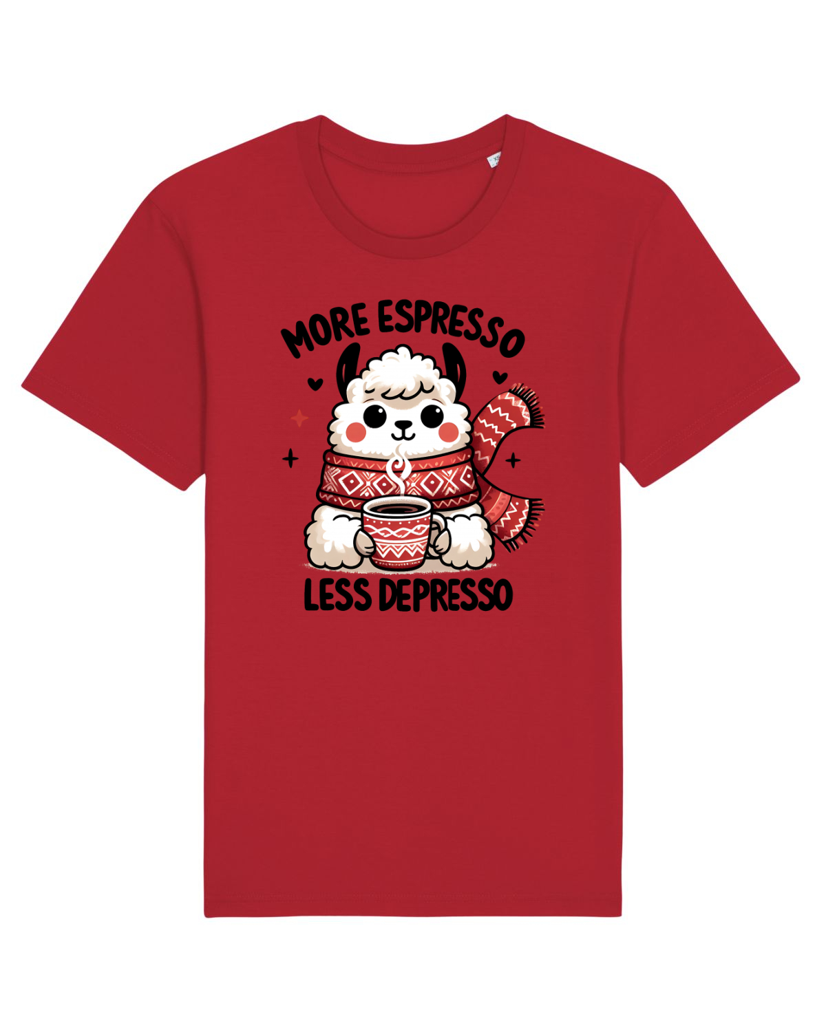 Tricou mânecă scurtă Unisex Rocker Red
