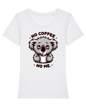 No coffee no me - pentru dependenții de cafea White