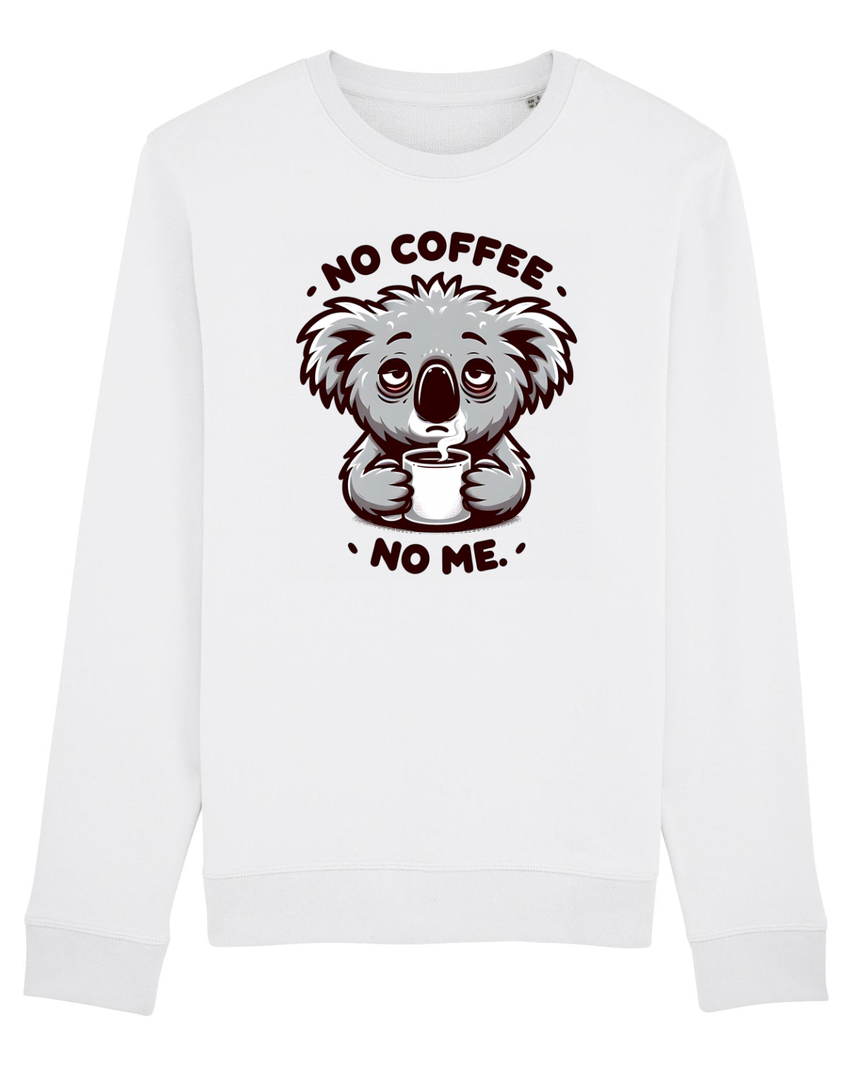 Bluză mânecă lungă Unisex Rise White