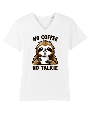 No coffee no talkie - pentru dependenții de cafea White