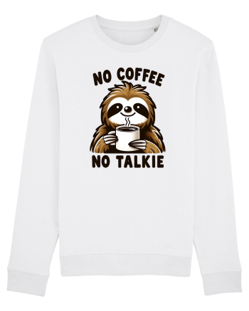 No coffee no talkie - pentru dependenții de cafea White