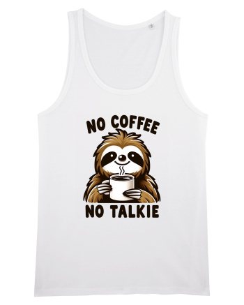 No coffee no talkie - pentru dependenții de cafea White