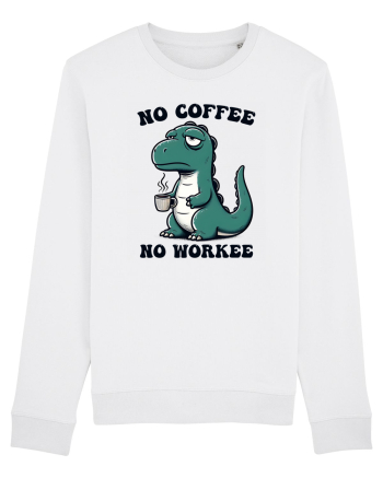 No coffee no workee - pentru dependenții de cafea White