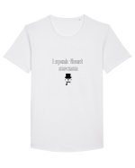I speak fluent SARCASM Tricou mânecă scurtă guler larg Bărbat Skater