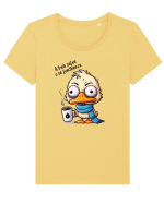 A treia cafea o să funcționeze Tricou mânecă scurtă guler larg fitted Damă Expresser