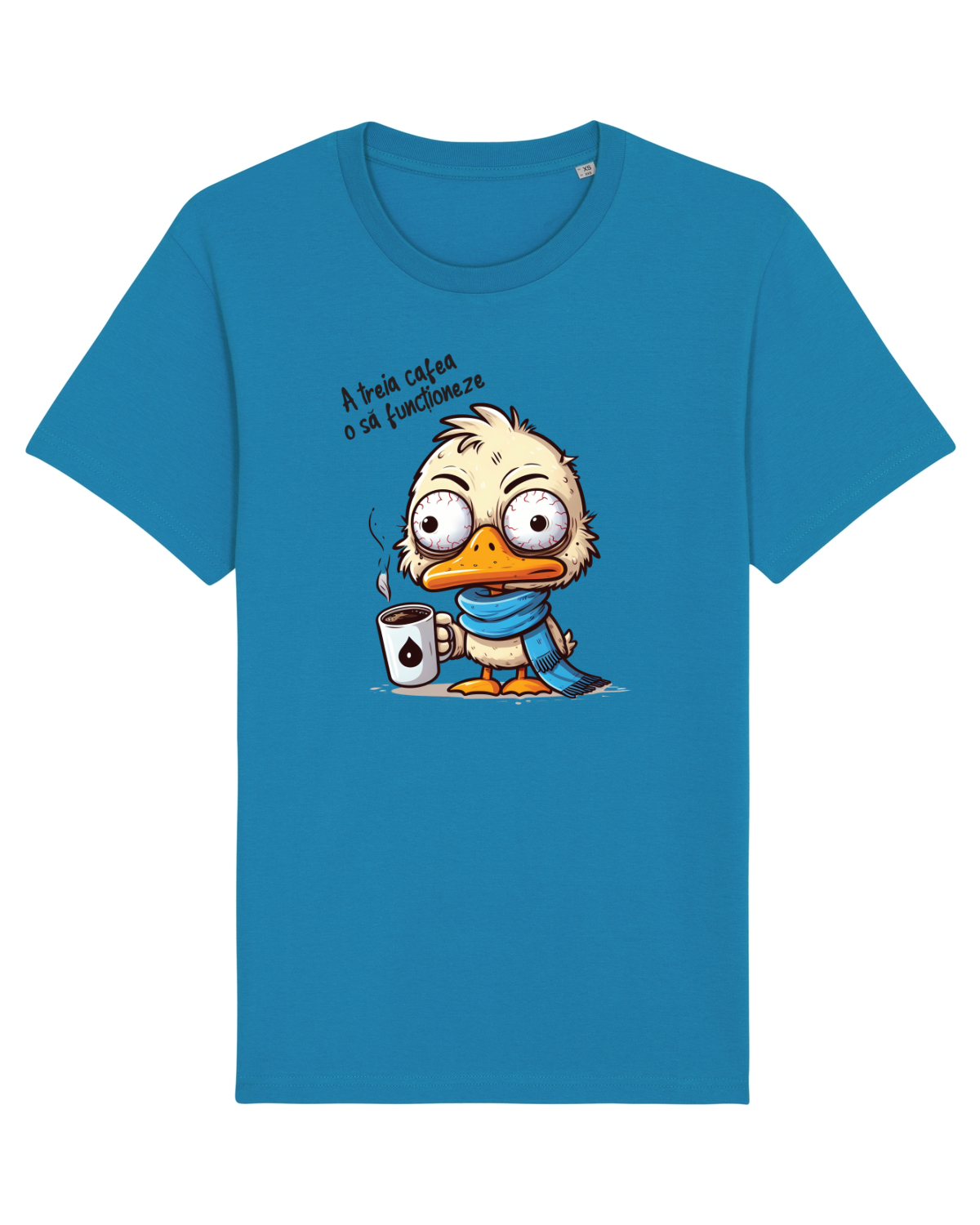 Tricou mânecă scurtă Unisex Rocker Azur