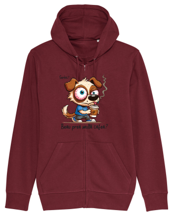 Beau prea multă cafea Burgundy