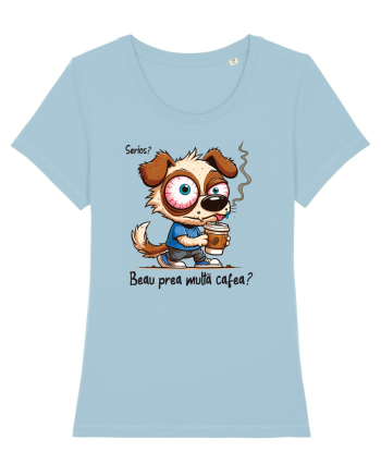 Beau prea multă cafea Sky Blue