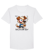 Beau prea multă cafea Tricou mânecă scurtă guler larg Bărbat Skater