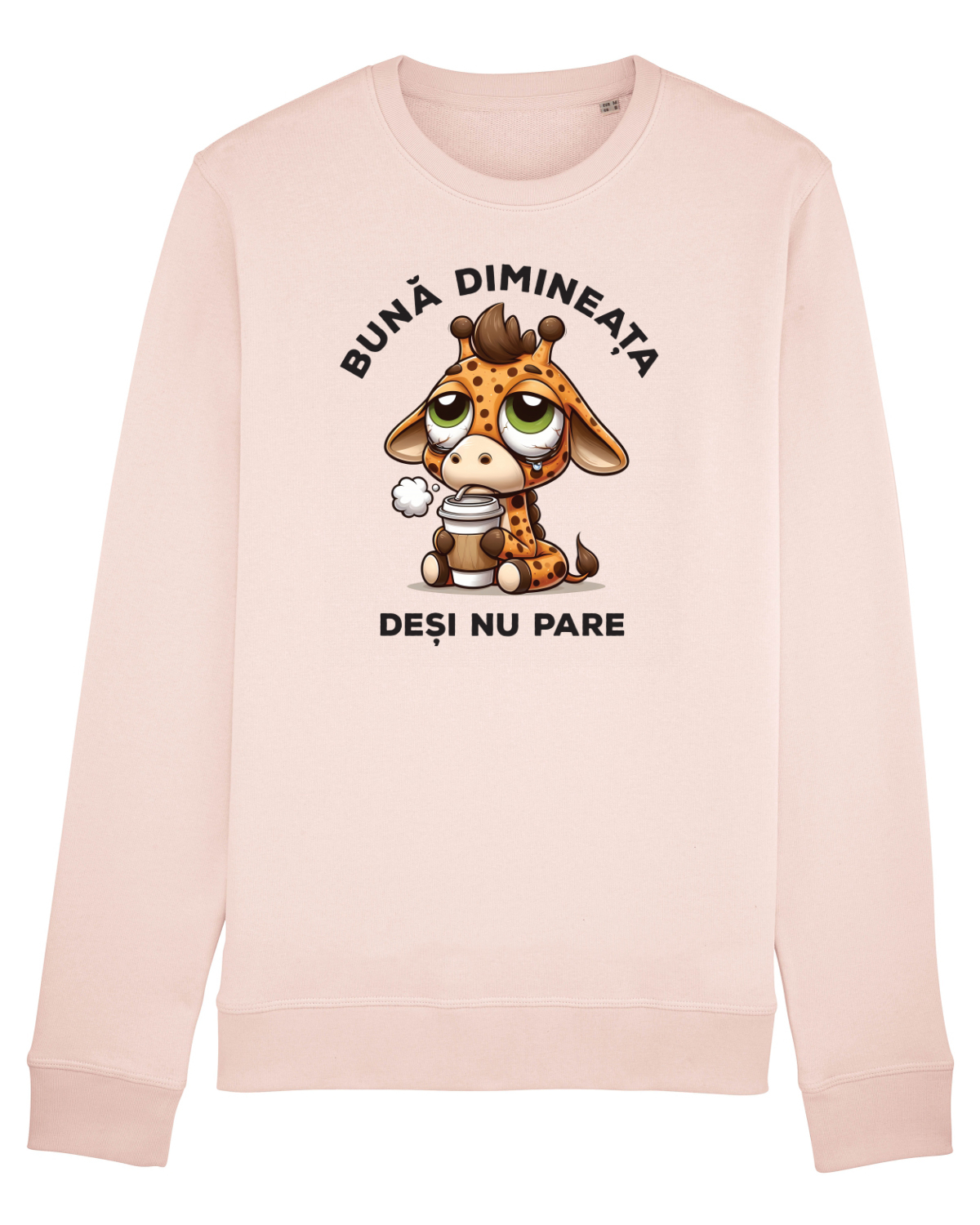 Bluză mânecă lungă Unisex Rise Candy Pink