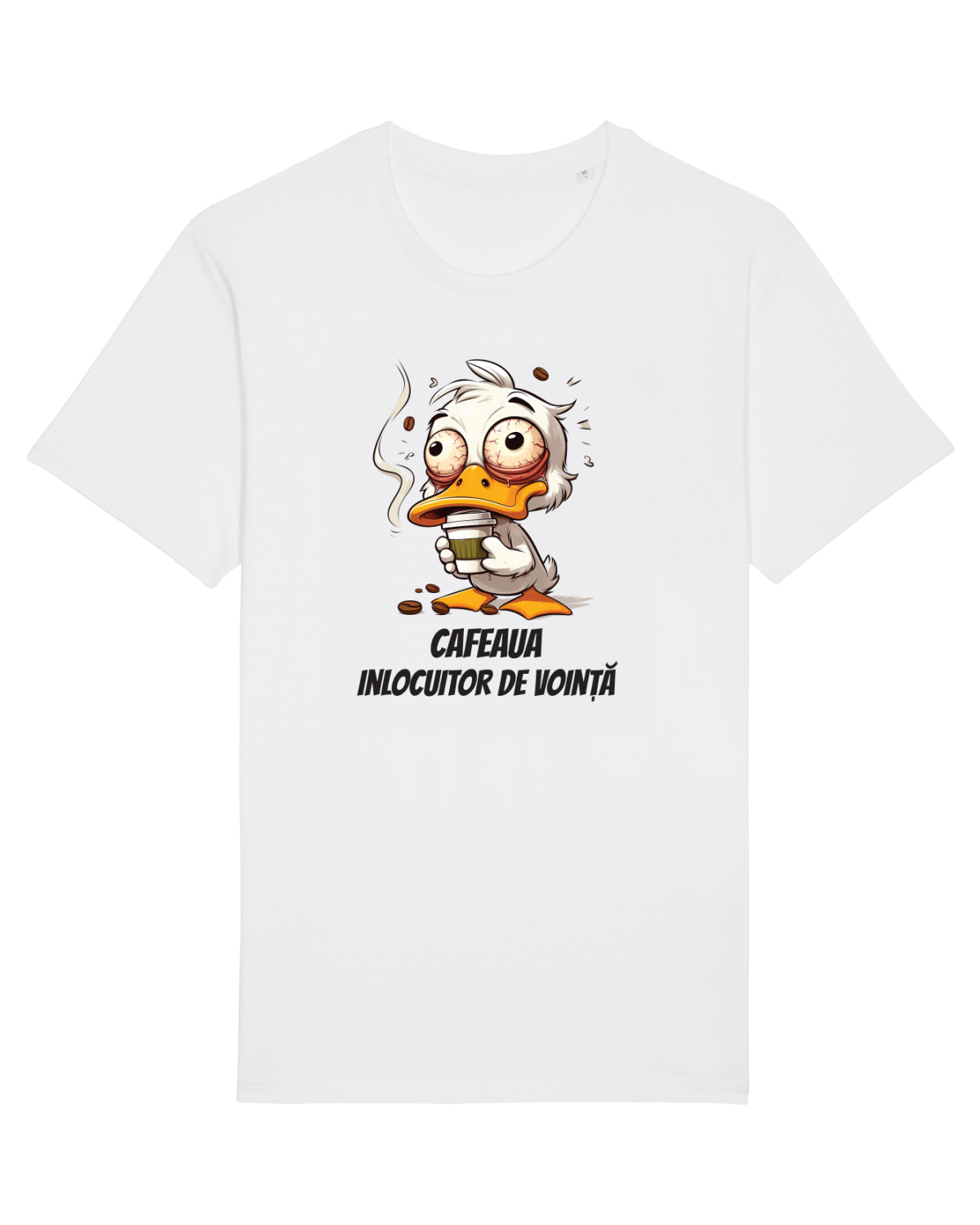 Tricou mânecă scurtă Unisex Rocker White