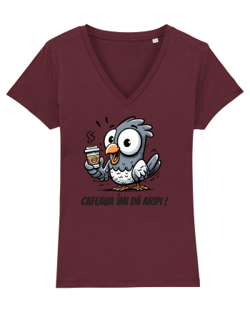 Cafeaua îmi dă aripi Burgundy