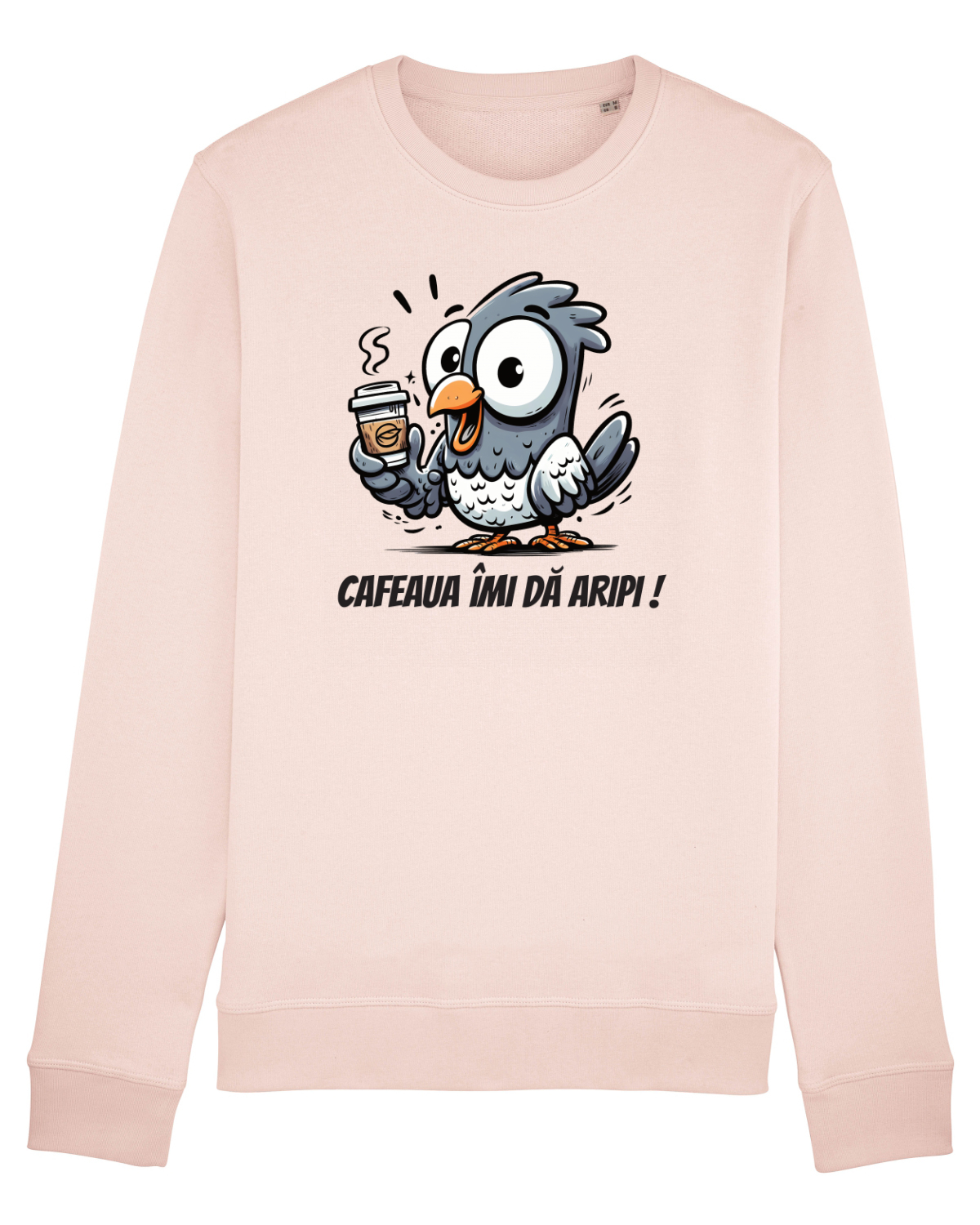 Bluză mânecă lungă Unisex Rise Candy Pink
