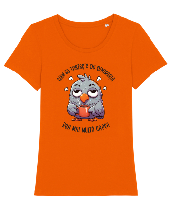 Cine se trezește de dimineață bea mai multă cafea Bright Orange
