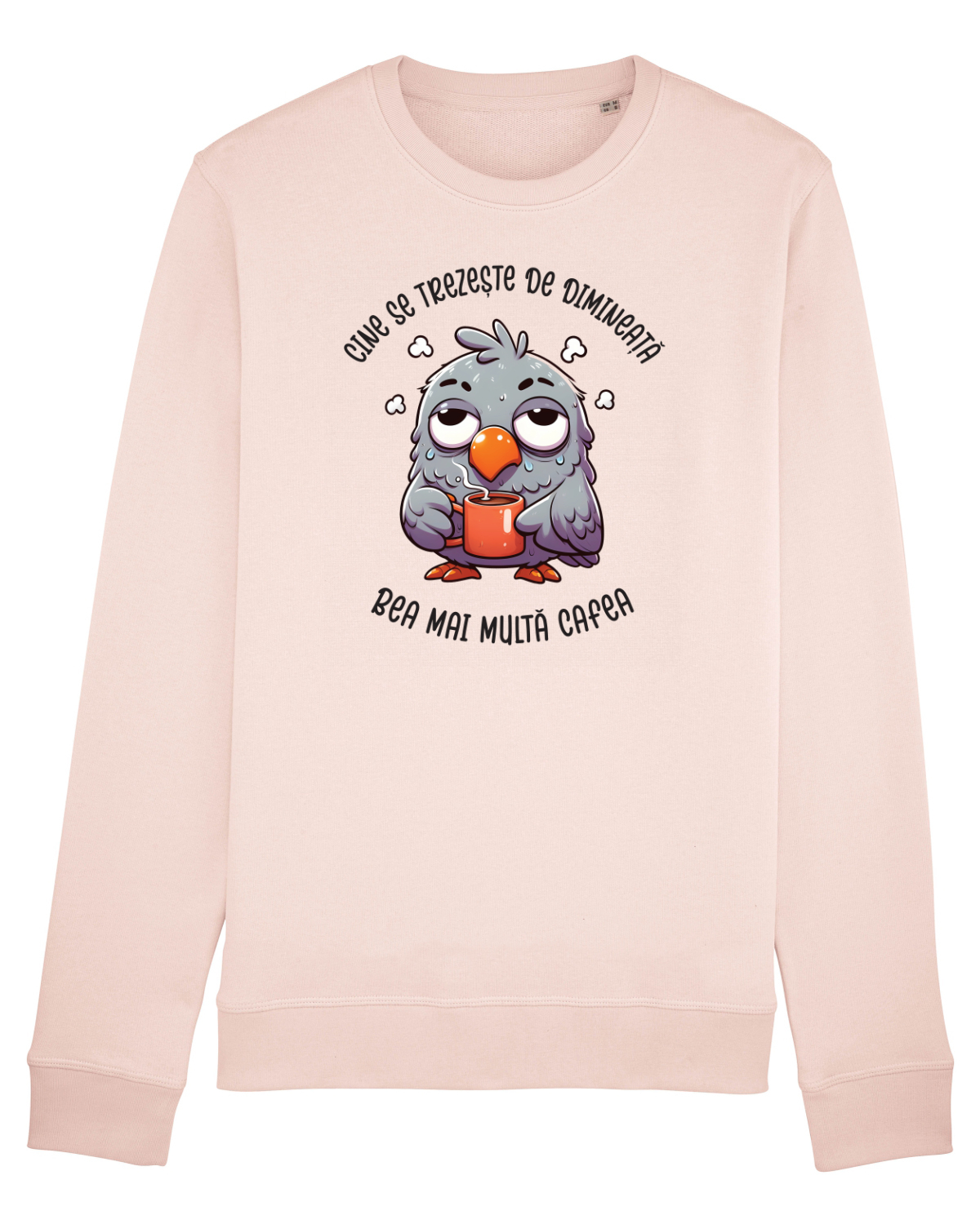 Bluză mânecă lungă Unisex Rise Candy Pink