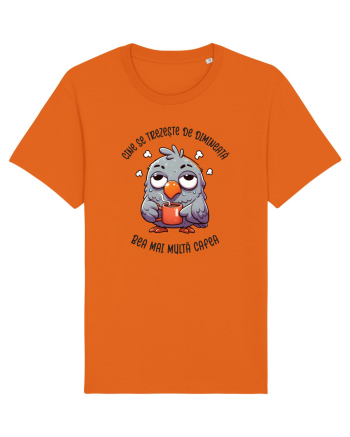 Cine se trezește de dimineață bea mai multă cafea Bright Orange