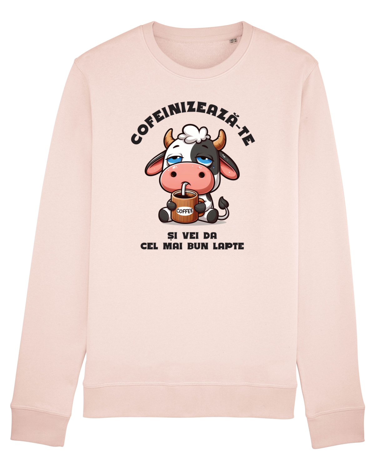 Bluză mânecă lungă Unisex Rise Candy Pink
